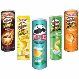 5x Pringles MIX různé druhy (5x165g) (Pringles)