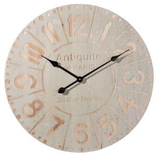 Dřevěné nástěnné hodiny ANTIQUITE DE PARIS 61 cm (Clayre  Eef)
