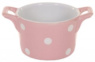 Keramická zapékací miska s uchy růžová (ISABELLE ROSE)