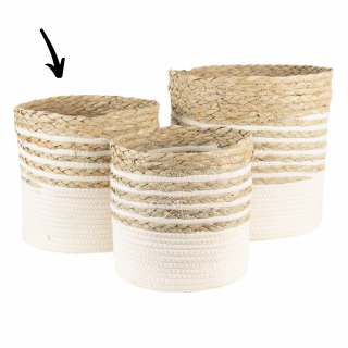Koš pletený střední průměr 26 cm (Clayre  Eef)
