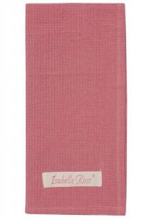 Kuchyňská utěrka bavlněná tmavě růžová 50 x 70 cm (ISABELLE ROSE)