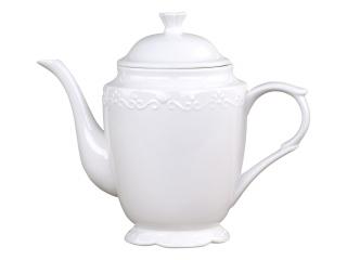 Porcelánová čajová konvice bílá Provence 900 ml (Chic Antique)