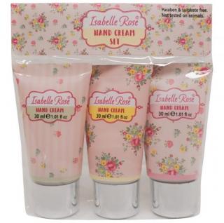 Sada květinových krémů na ruce Abby 3x30 ml (ISABELLE ROSE)