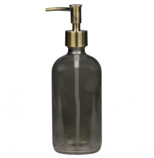 Skleněná Granit láhev nebo dávkovač na mýdlo s pumpičkou 480 ml (Chic Antique)