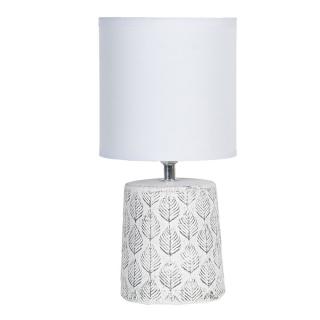 Stolní lampa keramická bílá šedá 31 cm (Clayre  Eef)