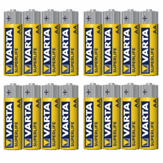 VARTA zinkouhlíková baterie 16 ks SUPERLIFE AA 1,5V (Cena za 1 ks balení (16 ks))