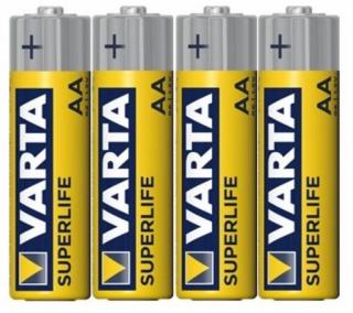 VARTA zinkouhlíková baterie 4 ks SUPERLIFE AA 1,5V (Cena za 1 ks balení (4 ks))