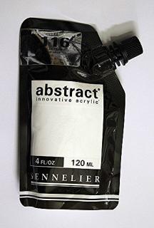 Abstract - Sennelier 120 ml odstín: 01. Titanium White, 116