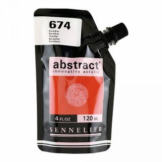 Abstract - Sennelier 120 ml odstín: 08. Vermilion, 674