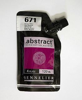 Abstract - Sennelier 120 ml odstín: 13. Deep Magenta, 671