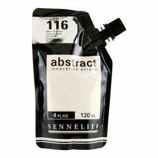 Abstract - Sennelier 120 ml odstín: 49. Titanium White - lesklé, 116B