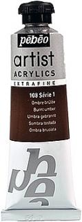 Acrylic Extra-Fine 37 ml, série 1 (11 odstínů) Barva: 03. Burnt umber