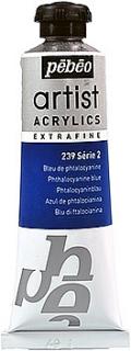 Acrylic Extra-Fine 37 ml, série 2 (24 odstínů) Barva: 15. Phthalocyanine blue
