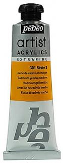 Acrylic Extra-Fine 37 ml, série 3 (33 odstínů) Barva: 02. Medium cadmium yellow