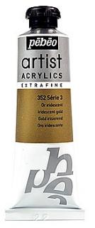 Acrylic Extra-Fine 37 ml, série 3 (33 odstínů) Barva: 18. Iridescent gold
