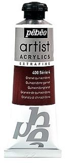 Acrylic Extra-Fine 37 ml, série 4 (7 odstínů) Barva: 01. Quinacridone garnet