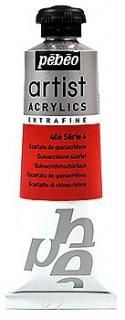 Acrylic Extra-Fine 37 ml, série 4 (7 odstínů) Barva: 04. Quinacridone scarlet
