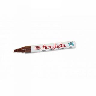 Acrylista Chisel Tip 6 mm - akrylový fix Barva: 621 Burnt Sienna