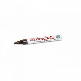 Acrylista Chisel Tip 6 mm - akrylový fix Barva: 624 Burnt Umber