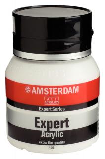 Akrylová barva Amsterdam Expert 400 ml odstín: 105 Titanium White