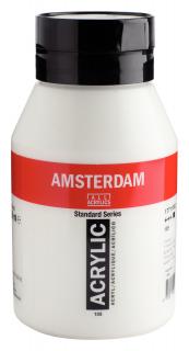 Akrylová barva Amsterdam Standard 1 Litr odstín: 105 Titanium White