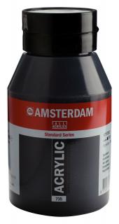 Akrylová barva Amsterdam Standard 1 Litr odstín: 735 Oxide Black