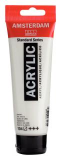 Akrylová barva - Amsterdam Standard Serie 120 ml Barva: 01. 104, Zinc white