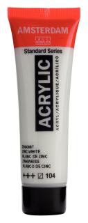 Akrylová barva - Amsterdam Standard Serie 20 ml odstín: 104 Zinc White