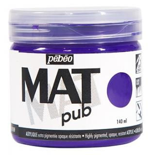 Akrylová barva Mat Pub - Pebeo 140ml odstín: 07. Cobalt Violet