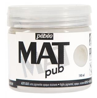 Akrylová barva Mat Pub - Pebeo 140ml odstín: 19. Warm Grey