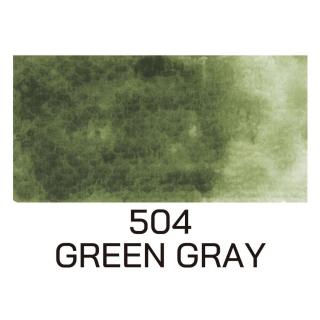 Akvarelové barvy Gansai Tambi -full pan- jednotlivě Barva: 58. Green Gray