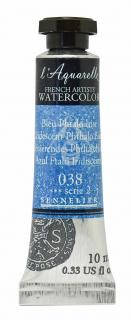 Akvarelové barvy Sennelier v tubě 10ml (na bázi medu) - iridescent odstíny odstín: 038 Iridesc. Pthalo Blue