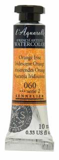 Akvarelové barvy Sennelier v tubě 10ml (na bázi medu) - iridescent odstíny odstín: 060 Iridesc. Orange