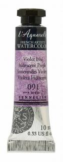 Akvarelové barvy Sennelier v tubě 10ml (na bázi medu) - iridescent odstíny odstín: 091 Iridesc. Purple