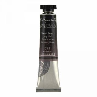 Akvarelové barvy Sennelier v tubě 10ml (na bázi medu) - jednotlivě odstín: 91. Lamp Black