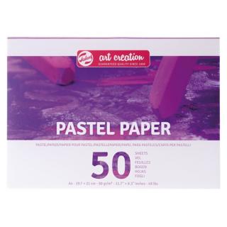 Blok pastelových papírů (okrové odstíny) 50 listů   90 gr. rozměr: A3