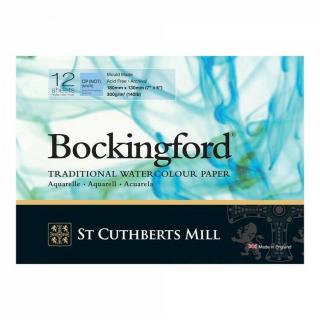 Bockingford skicák za studena lisovaný (12 listů, 300 g) rozměr: 18x13 cm