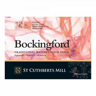 Bockingford skicák za tepla lisovaný (12 listů, 300 g) rozměr: 18x13 cm