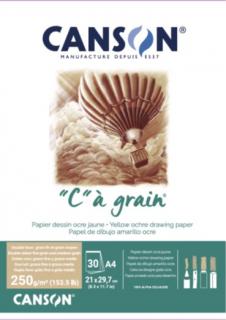 C  a grain skicák lepený 30listů 250g  - okrový rozměr: A4