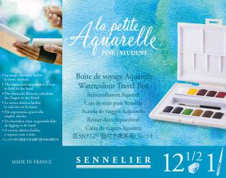 Cestovní sada akvarelových barev Sennelier 12 ks