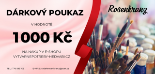 Dárkový voucher v hodnotě 1000 Kč