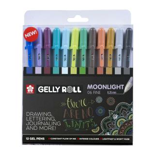 Gelly roll sada Moonlight (fluorescentní)  Cosmos- 12 ks