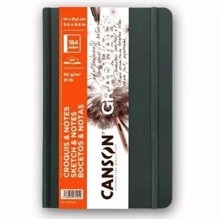 Graduate Book skicák 14x21,6cm  - 97 listů , 90g odstín: černý