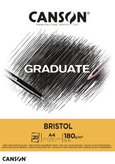 Graduate Bristol skicák lepený 20listů VS 180g rozměr: A4