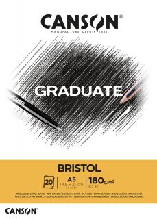 Graduate Bristol skicák lepený 20listů VS 180g rozměr: A5