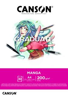 Graduate Manga skicák lepený 30l S 200g rozměr: A4