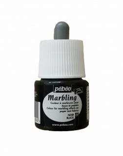 Marbling 45 ml - mramorovací barvy 9 odstínů Barva: 09. Black