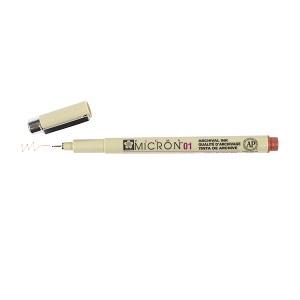 Pigma Micron- brown tlouštka: 01. (0,25 mm)