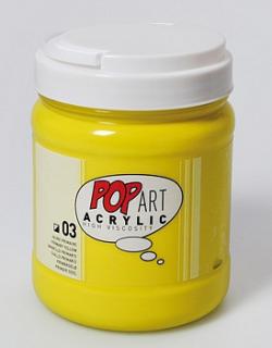 Pop Art Acrylic 700ml Barva: 02. žlutá