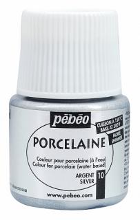 Porcelaine  třpytivé 45 ml Barva: 110. Shimmer silver